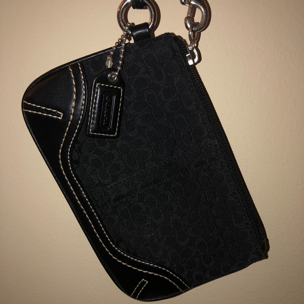Coach Classic Black Wristlet